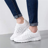 Witte Sneakers - Lichte en Comfortabele zomerschoen sportschoenen