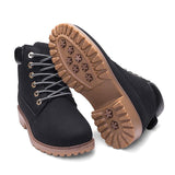 Gevoerde Herfst Winter Schoenen Martin Boots Zwart (maat 36-46)