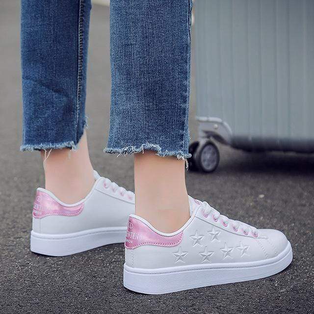 Witte Dames Sneakers - Fashion Stars