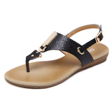 Women Flip Flops Summer Casual Ankle Strap Thong Flat Sandals-Diivas